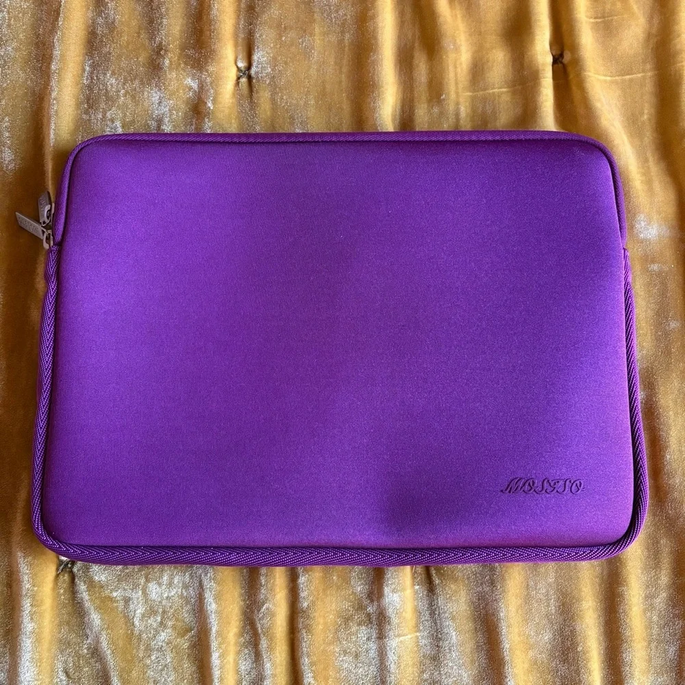 Mosiso Purple Zip Up Laptop Case for 13” Laptops